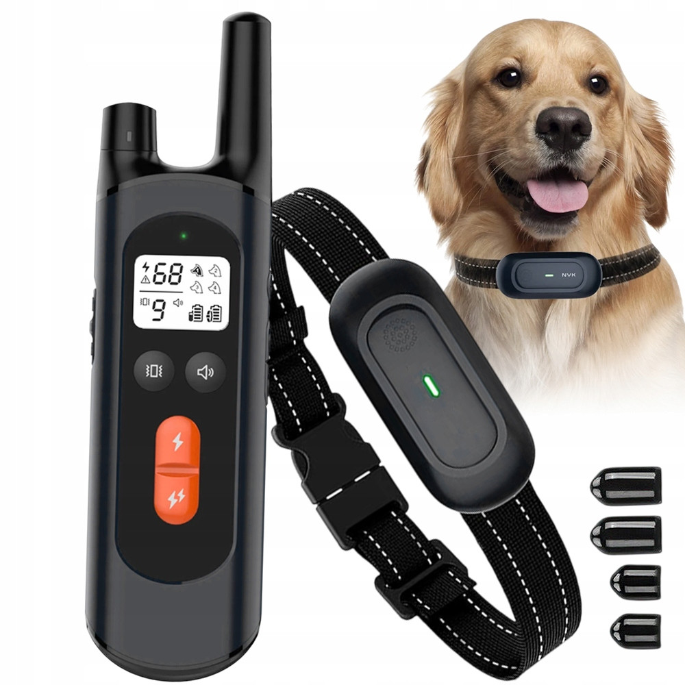 Obojek Proti Štěkání Výcvik Výcvikové Pomůcky Pro Psa 500M S Dálkovým Ovládáním