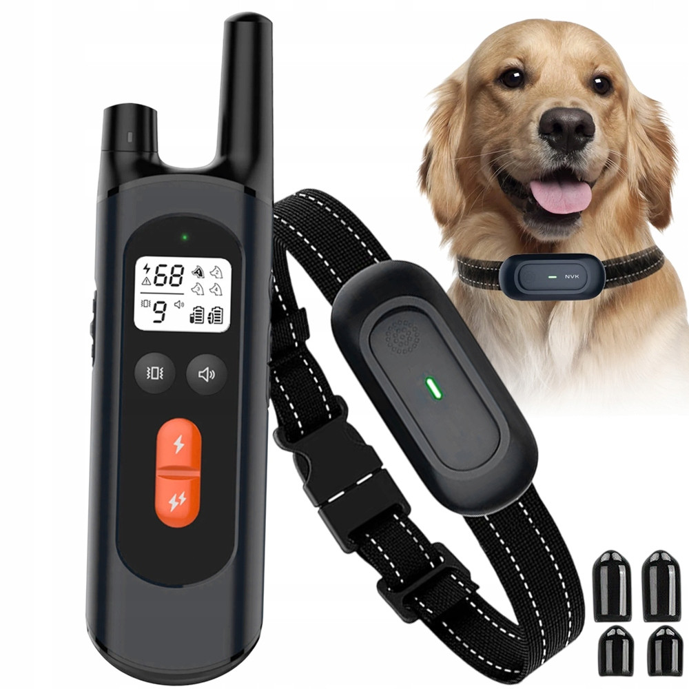 Elektrický Obojek Pro Psa Tréninkový Treser 500m Inteligentní dálkové ovládání