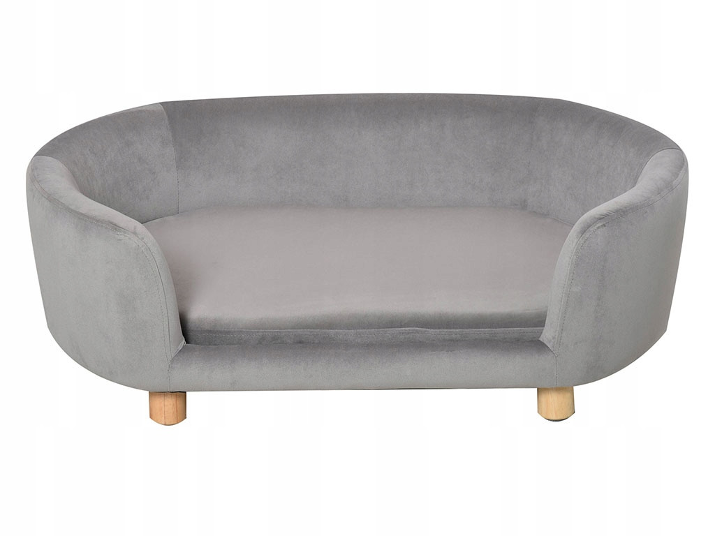 Pohovka pro psy Pawhut D04-167GY, světle šedá, 86x55x33 cm