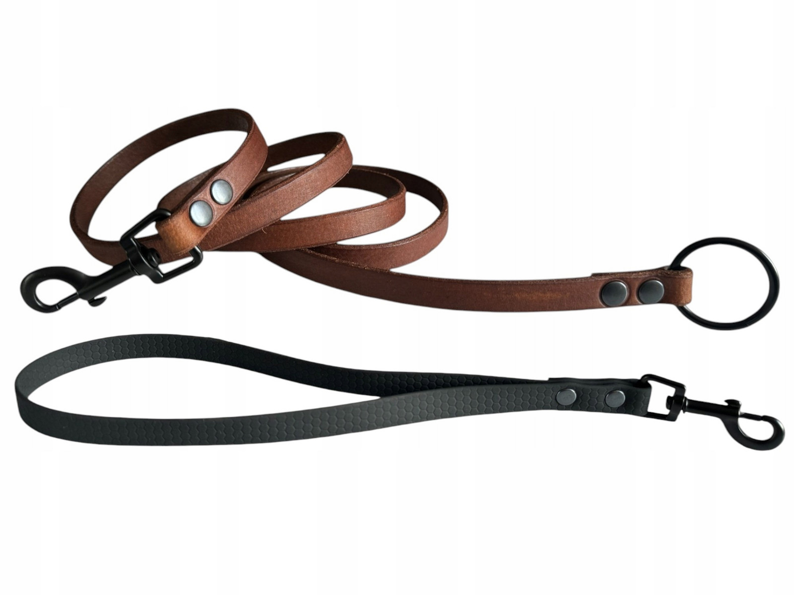 Vodítko Pro Psa Měkké Kožené Hnědé Silné Odolné Brown Edition