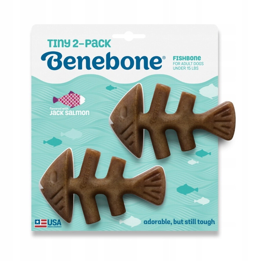 Benebone 2-balení Fishbone Tiny