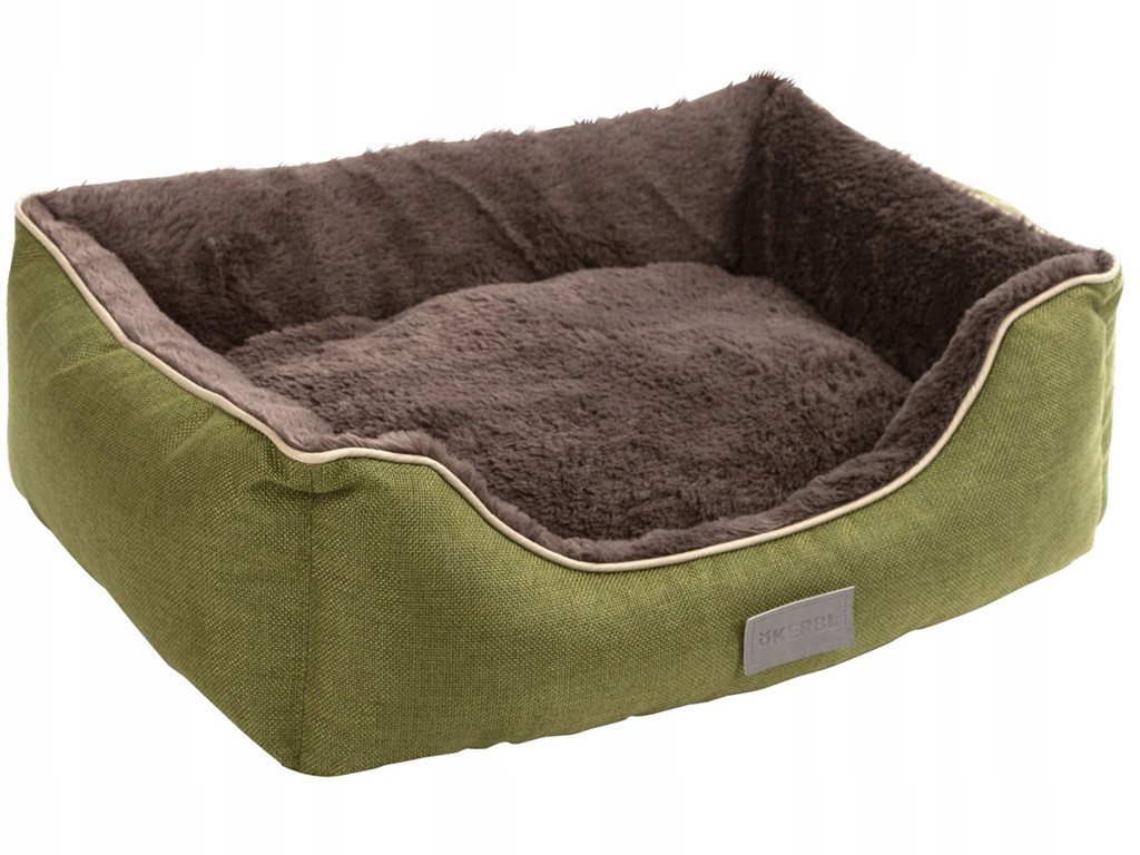 Pelíšek pro psy a kočky Kerbl 81318 Samuel , 60x50x17cm, zelená