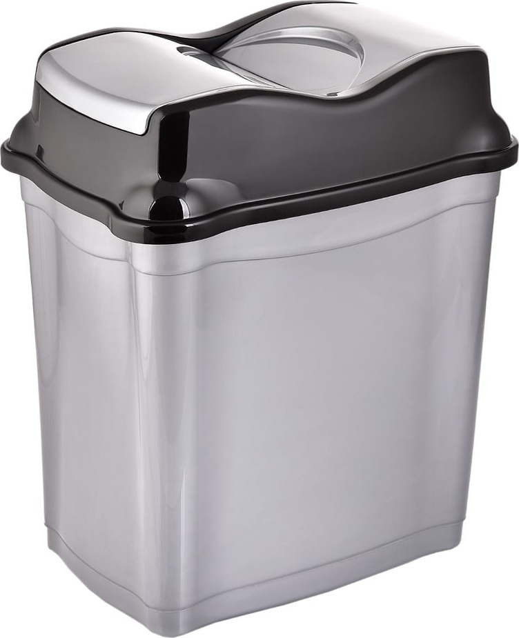 Šedý plastový odpadkový koš 28 l Whirpool – Orion