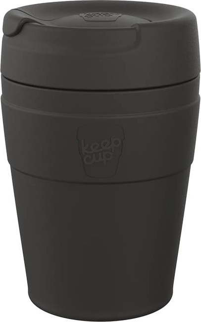 Černý termo hrnek 340 ml Helix Thermal Black M – KeepCup