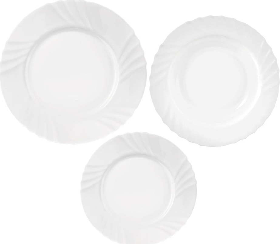 Skleněná jídelní sada 18 ks Luna – Orion