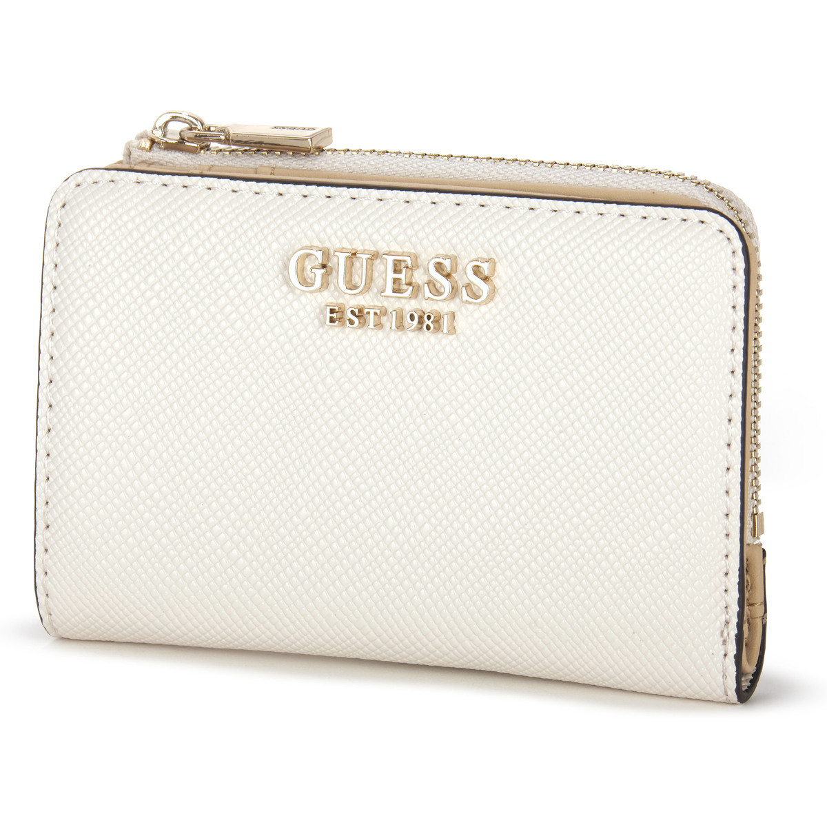 Guess  BON LAUREL LARGE ZIP  Béžová