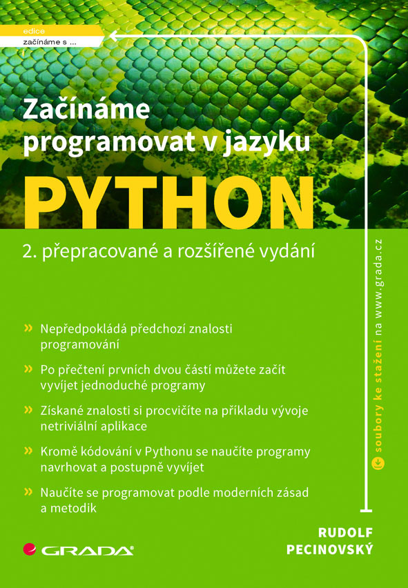 Kniha: Začínáme programovat v jazyku Python od Pecinovský Rudolf