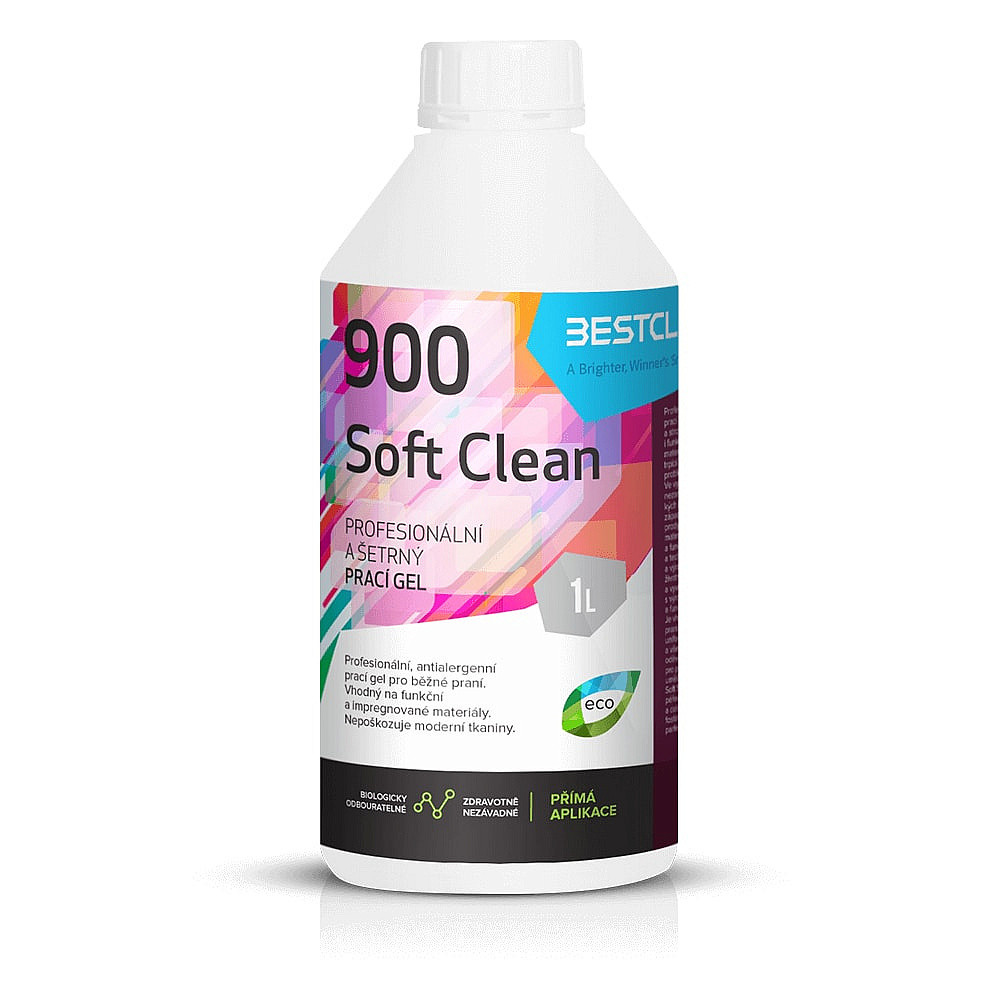 Tekutý prací prostředek 900 SoftClean 1 l