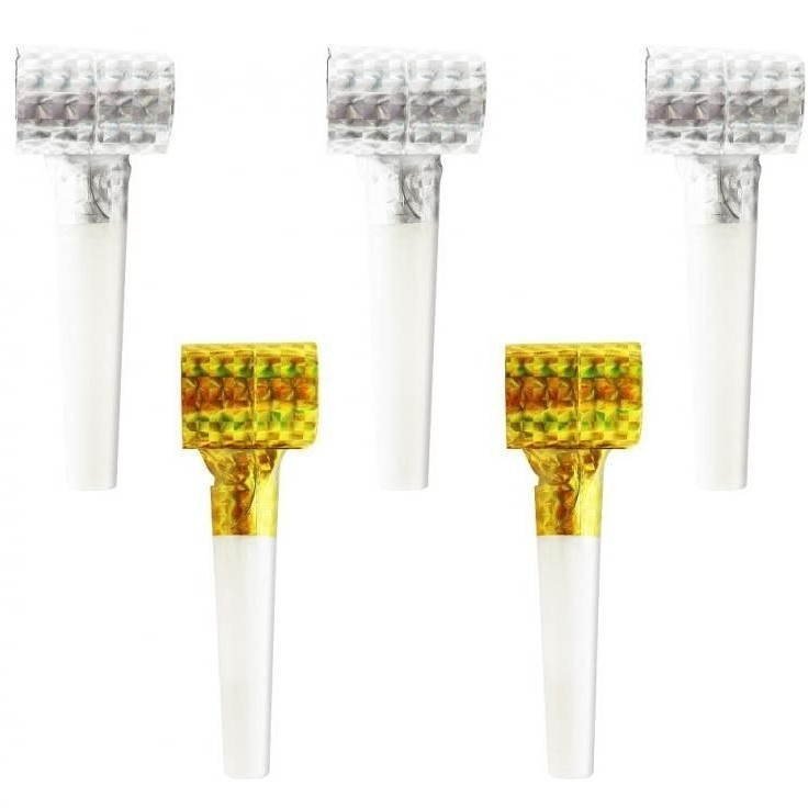 Frkačky stříbrné - zlaté 5 ks