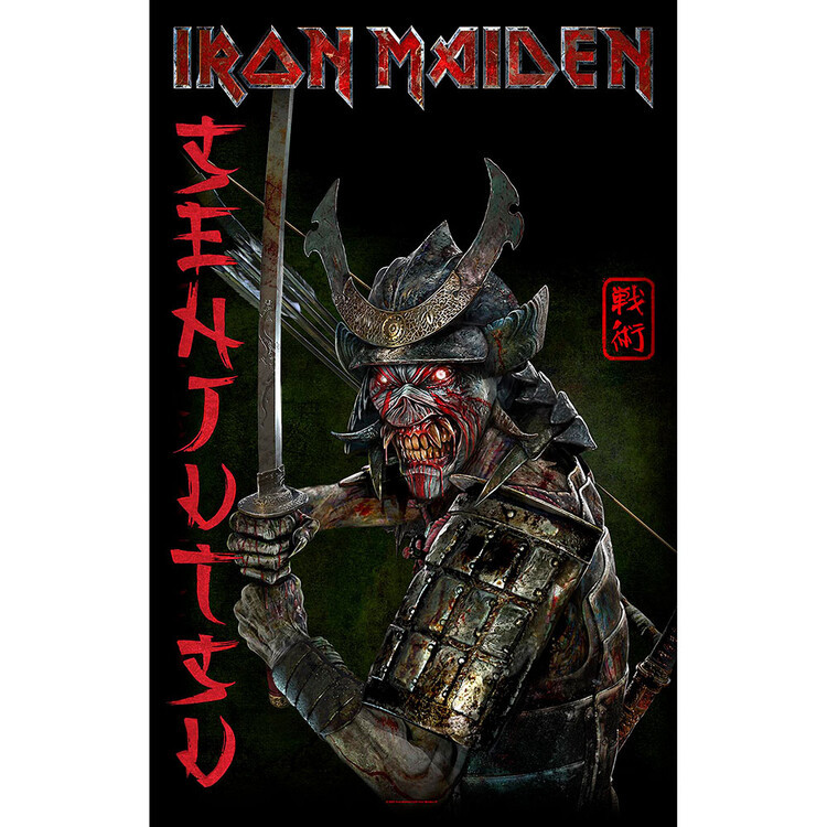 ROCKOFF Textilní plakát Iron Maiden - Senjutsu Album, 65.5 × 104 cm