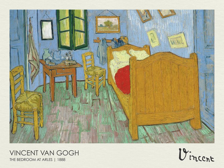 Vincent van Gogh Obrazová reprodukce The Bedroom at Arles (1889), Vincent van Gogh, 40 × 30 cm