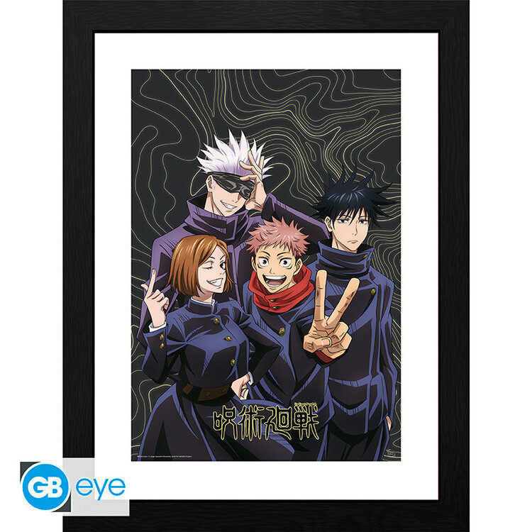 ABY STYLE Obraz na zeď - Jujutsu Kaisen - Team Picture, 34.3 × 44.5 cm