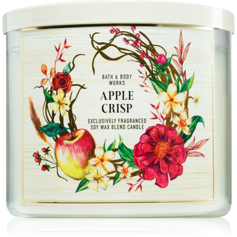 Bath & Body Works Apple Crisp vonná svíčka 411 g