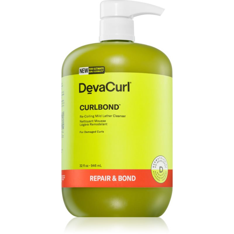 DevaCurl CurlBond™ jemná čisticí pěna pro poškozené vlasy 946 ml