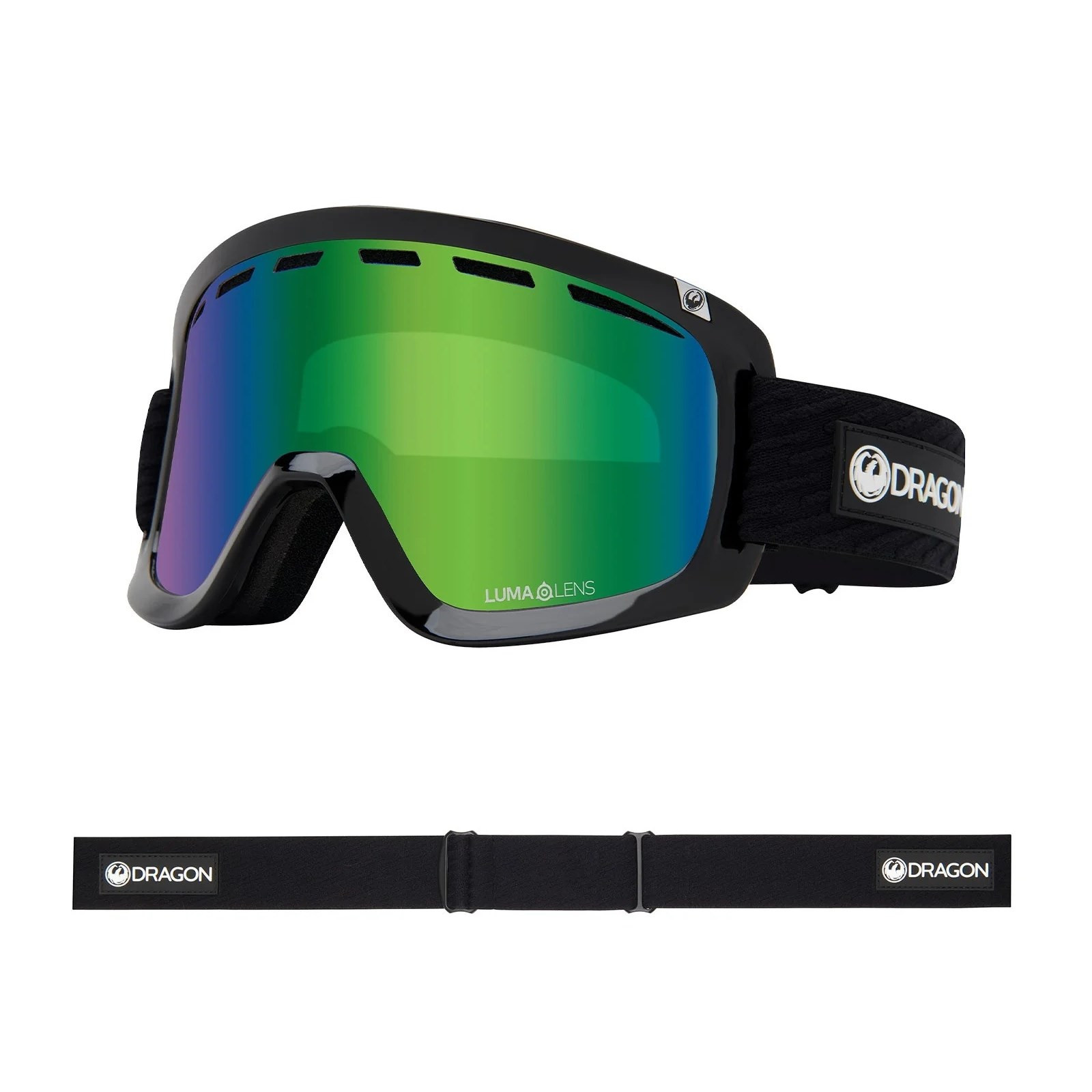 snb brýle DRAGON - D1 OTG - Icon Green
Lumalens Green Ionized & Lumalens Amber Lens (013)