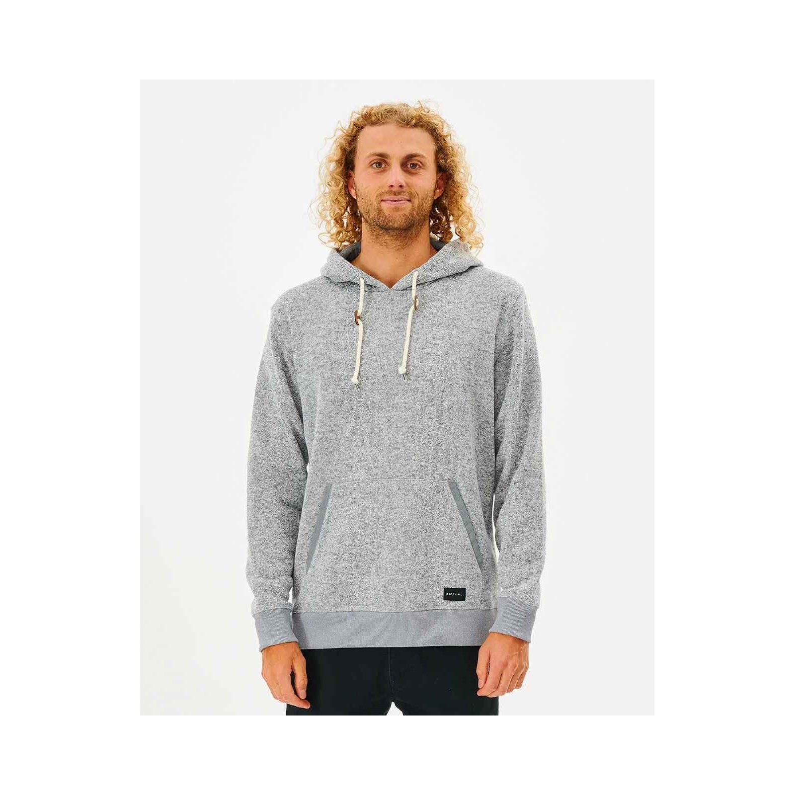 svetr RIP CURL - Crescent Hood Grey Marle (85)