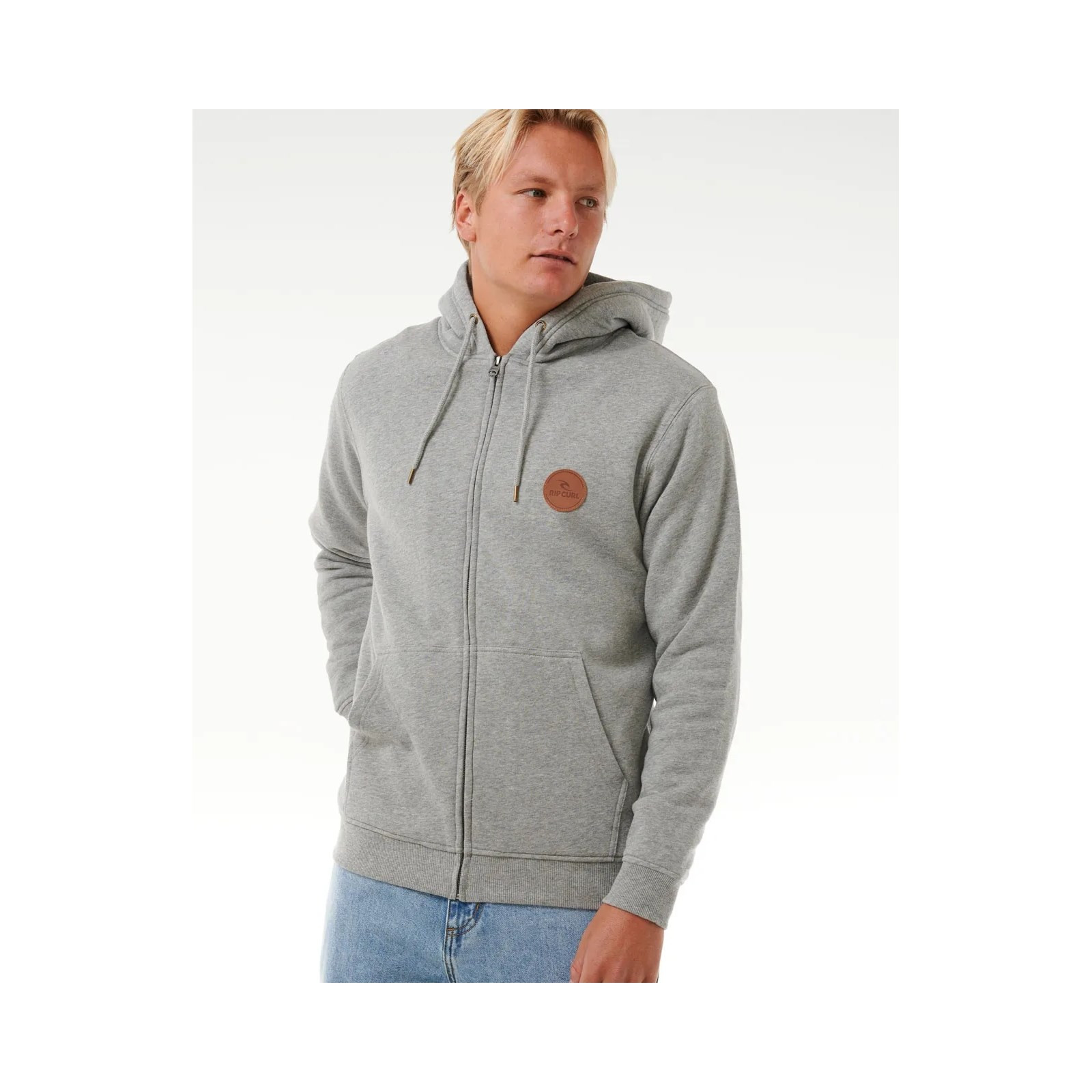 mikina RIP CURL - Icos Lined Fleece Grey Marle (85)