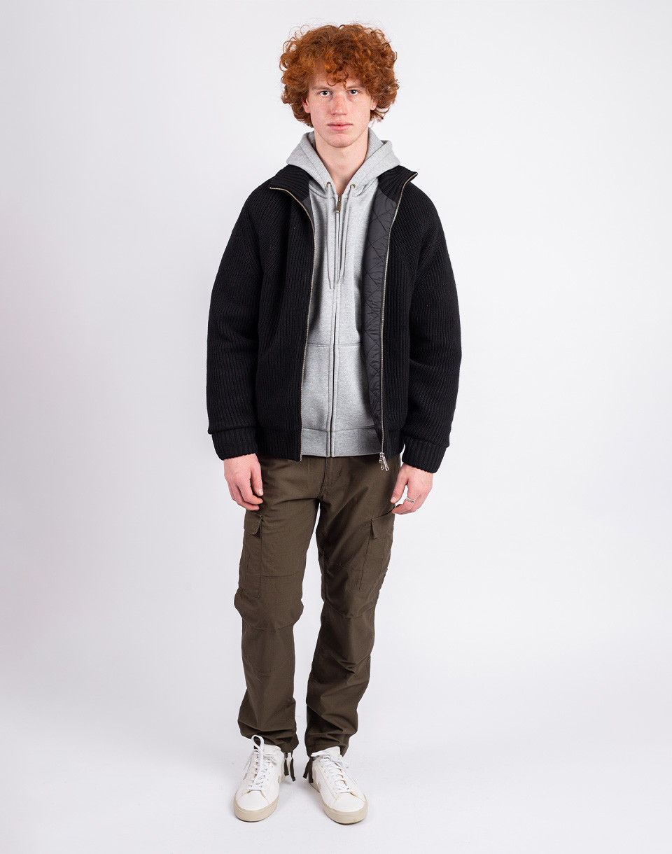 Carhartt WIP Banley Sweater Jacket Black S