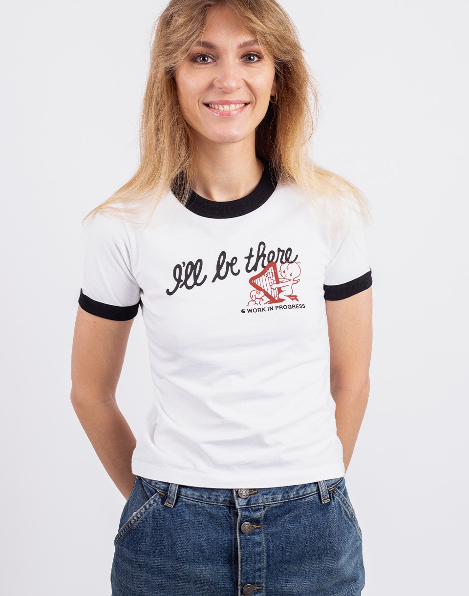 Carhartt WIP W' S/S Be There T-Shirt White heavy stone wash XS