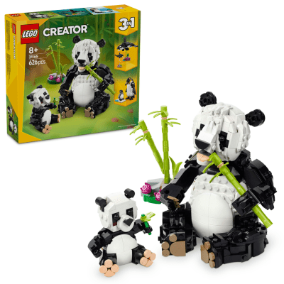 LEGO® Creator 3v1 31165 Divoká zvířata: Pandí rodinka