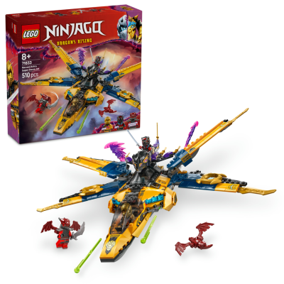 LEGO® NINJAGO® 71833 Ras, Arin a superbouřkové letadlo