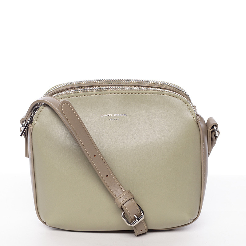 Dámské atraktivní crossbody David Jones Jilian, khaki