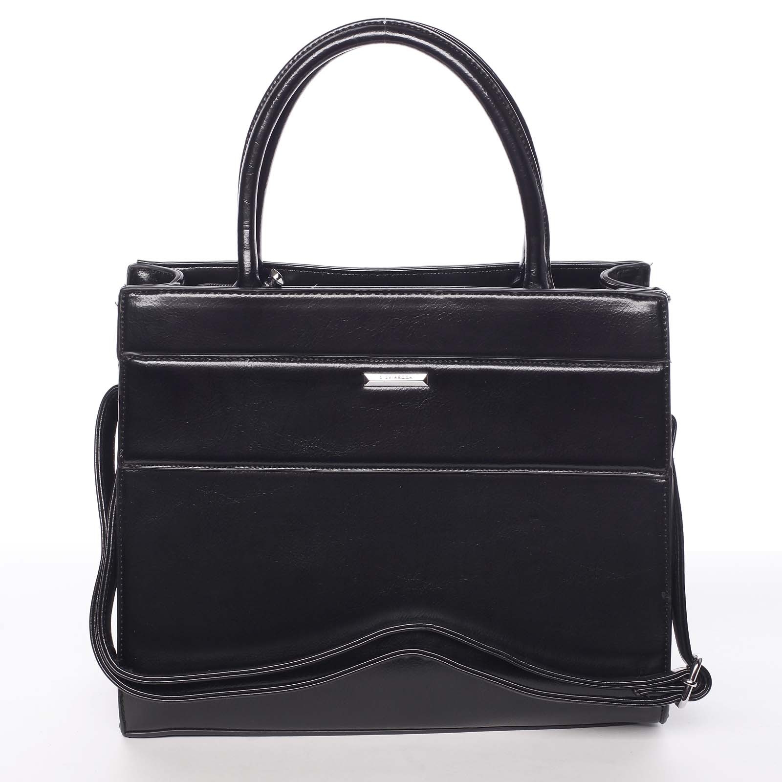 Trendy dámská kabelka přes rameno Erica, černá