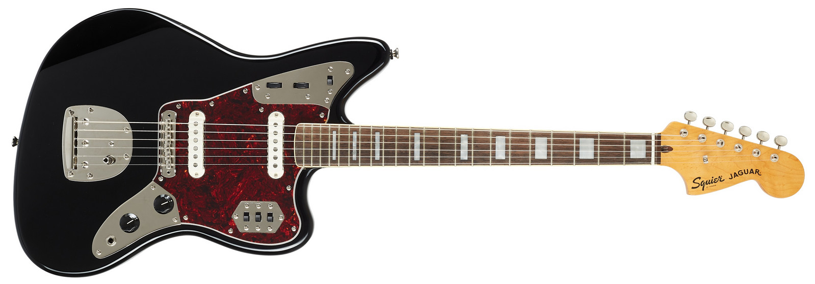 Fender Squier Classic Vibe 70s Jaguar LRL Black (rozbalené)