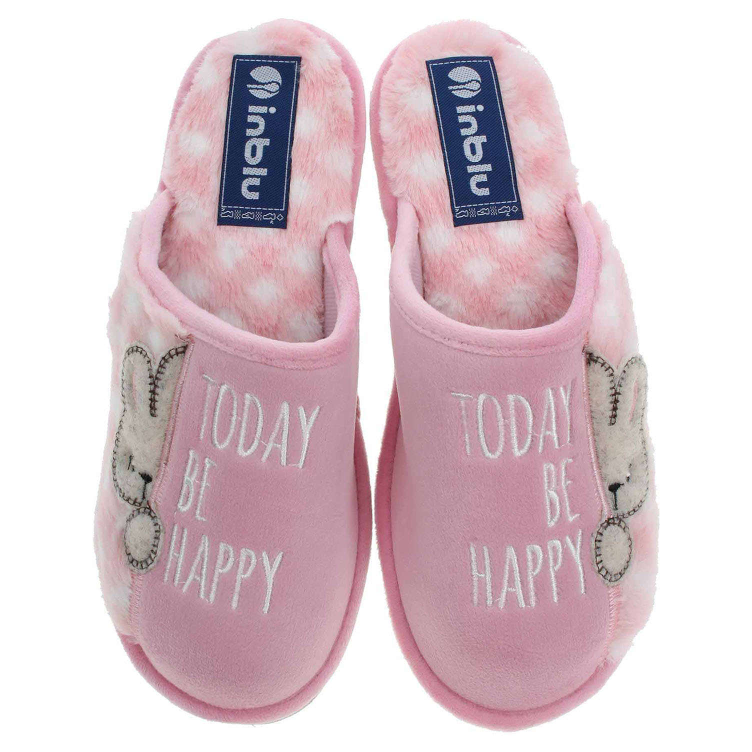 Ecco Dámské domácí pantofle Inblu 155D151 růžová 23500749