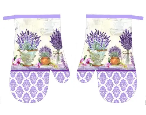 Kuchyňské rukavice (2 ks) Lawender, fialová