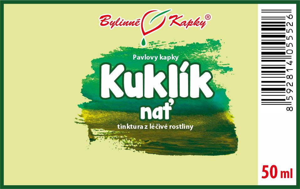 Kuklík nať - Pavlovy bylinné kapky (tinktura) 50 ml