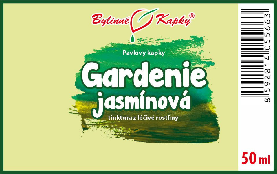 Gardenie jasmínová (TCM) - Pavlovy bylinné kapky (tinktura) 50 ml