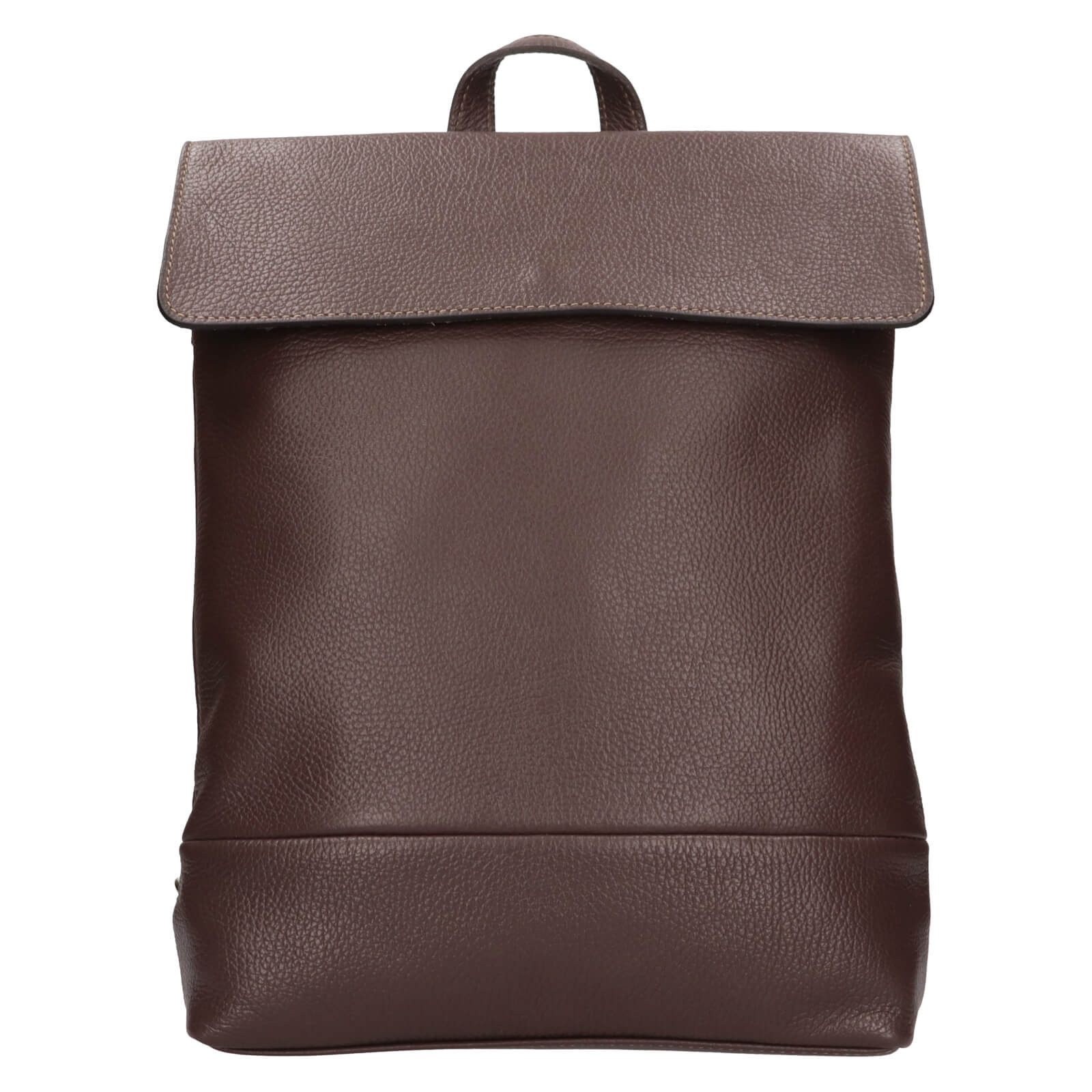 Dámský kožený batoh Italia Jenny - tmavě hnědá
