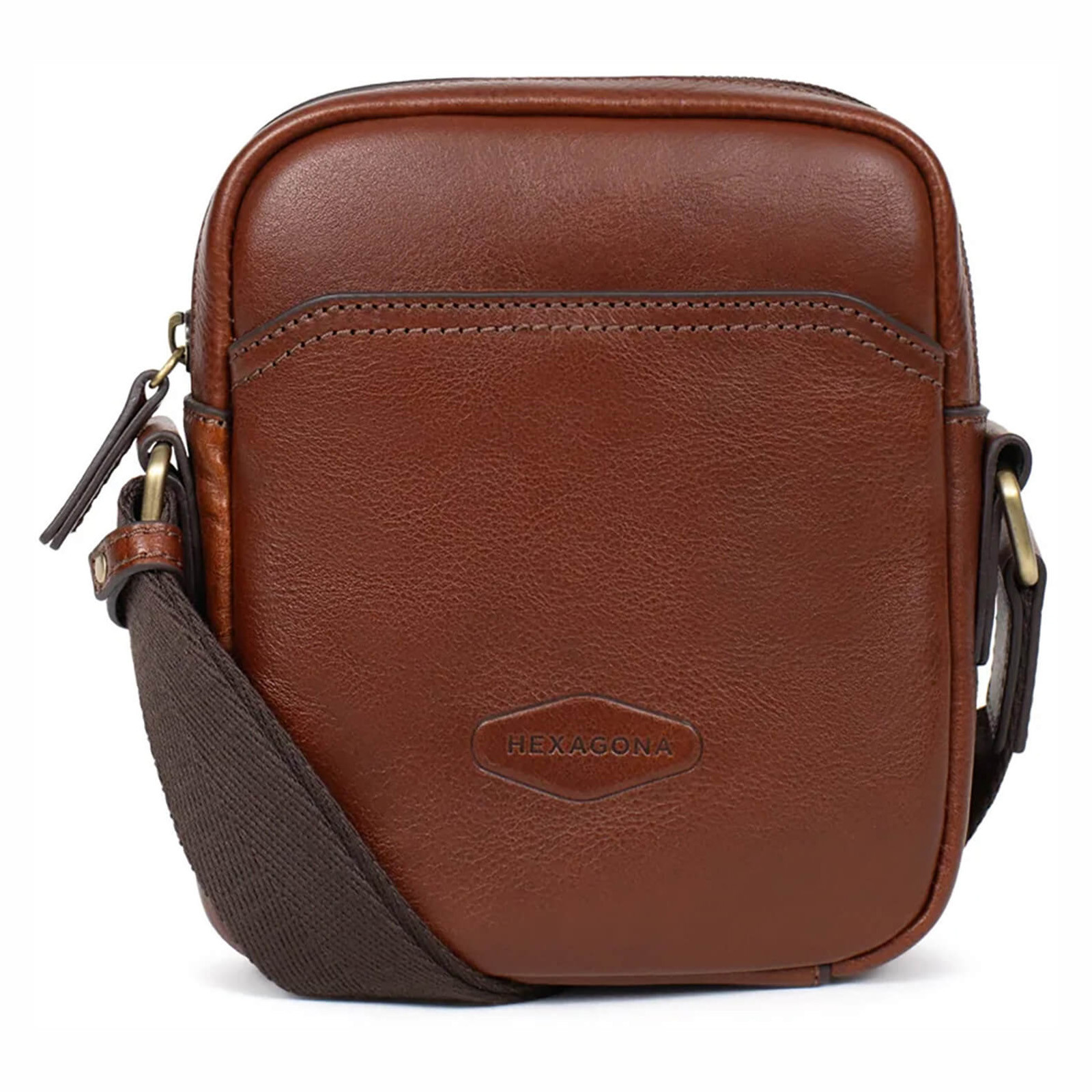 Pánská taška na doklady Hexagona Plune - hnědá