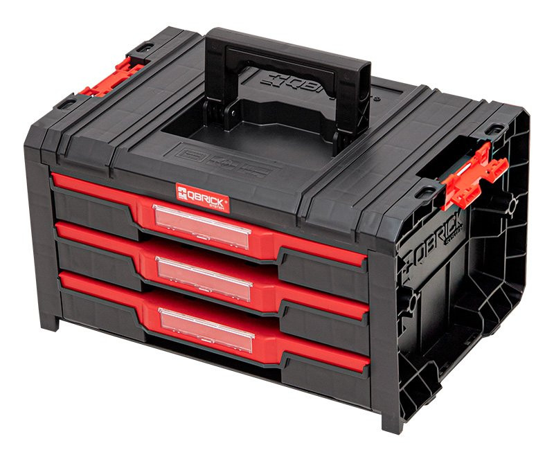 Box se 3 zásuvkami Qbrick System PRO Drawer 3 Toolbox Expert