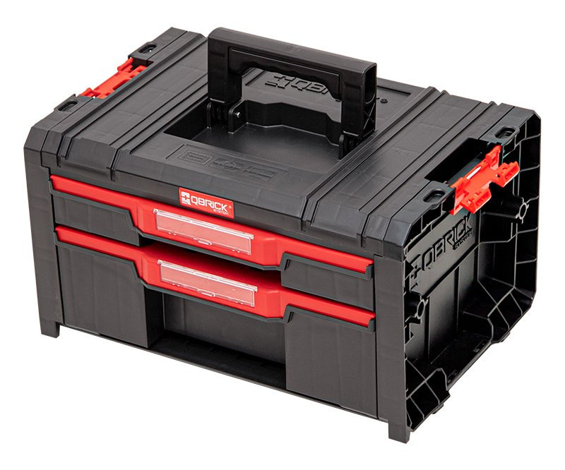 Box se 2 zásuvkami Qbrick System PRO Drawer 2 Toolbox Basic