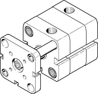 FESTO 577208 ADNGF-20-10-PPS-A kompaktní válec délka: 10 mm 1 ks