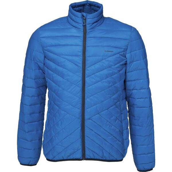 LOAP IRVEN Pánská prošívaná bunda, modrá, velikost