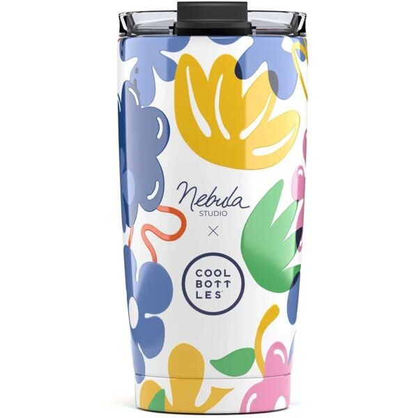 COOL BOTTLES XCLUSIVE! FLORAL MADNESS 550 ML Nerezový termo hrnek, mix, velikost