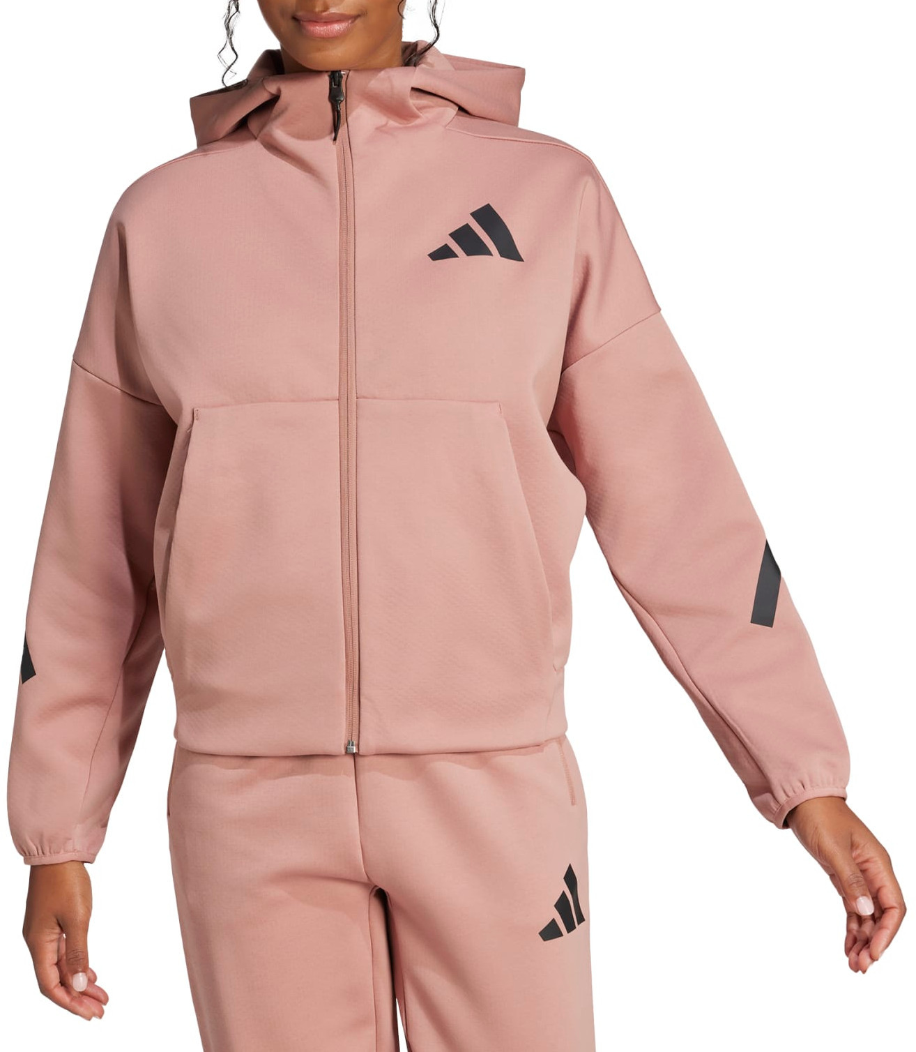 Mikina s kapucí adidas Sportswear W Z.N.E. FZ