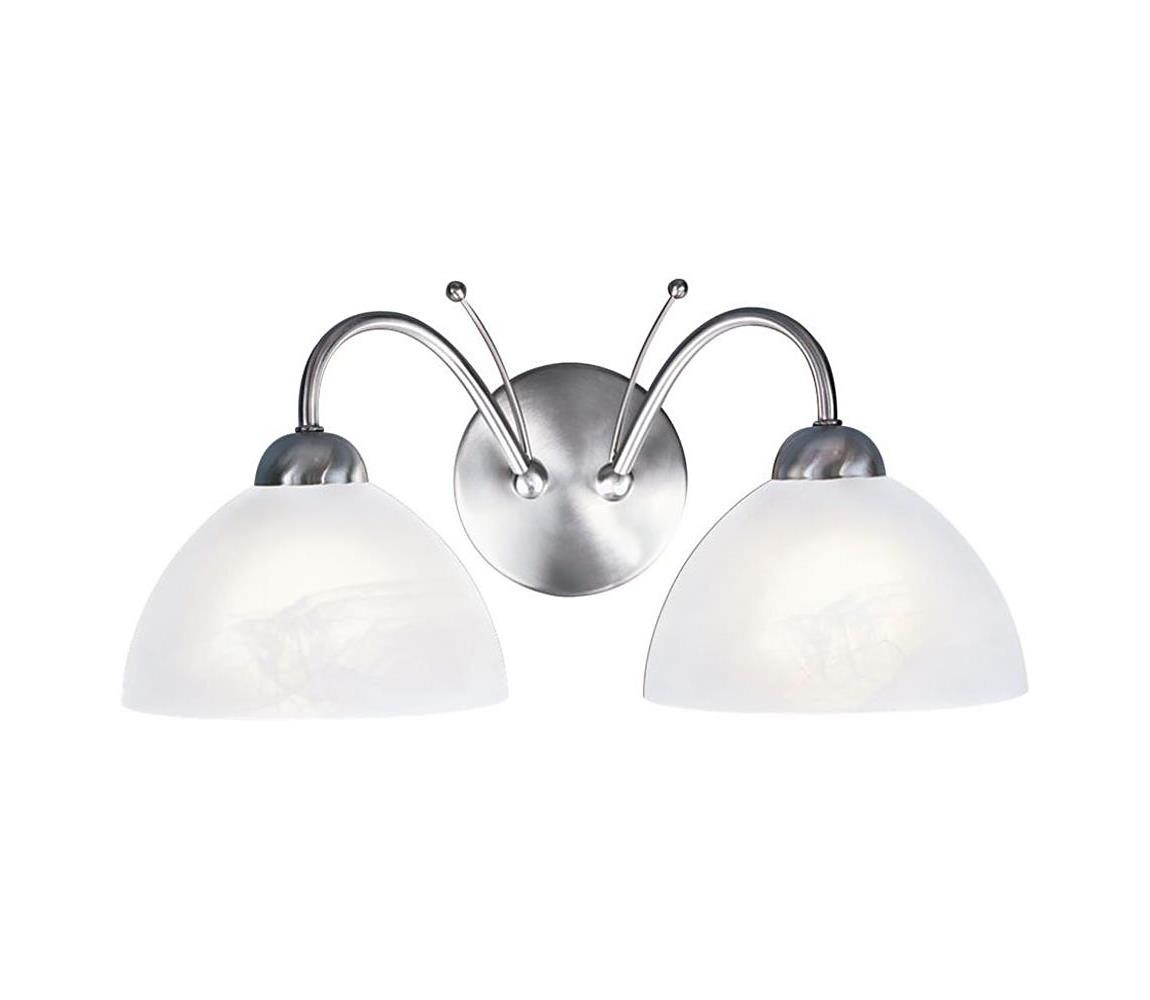 Searchlight Searchlight 1132-2SS - Nástěnná lampa MILANE 2xE14/60W/230V chrom