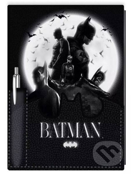 Poznámkový A5 blok s perom DC Comics - Batman: Temný rytier - Batman