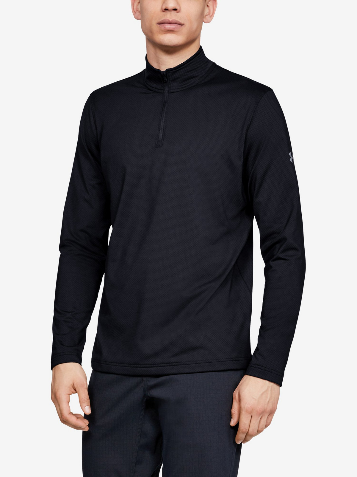 Under Armour Tričko LW 1/4 Zip-BLK - Pánské