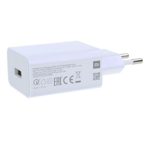 Adaptér Xiaomi MDY-10-EF s funkcí rychlonabíjení 18W 3A bílý (Service Pack)