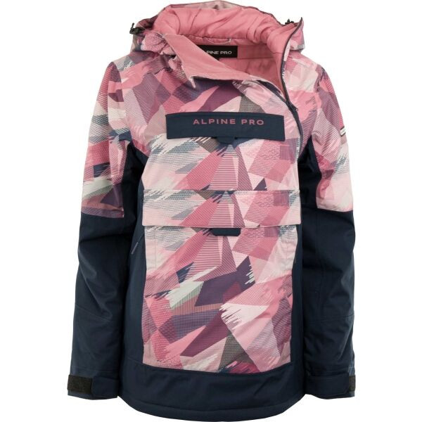 ALPINE PRO XEMA Dámská lyžařská bunda, růžová, velikost