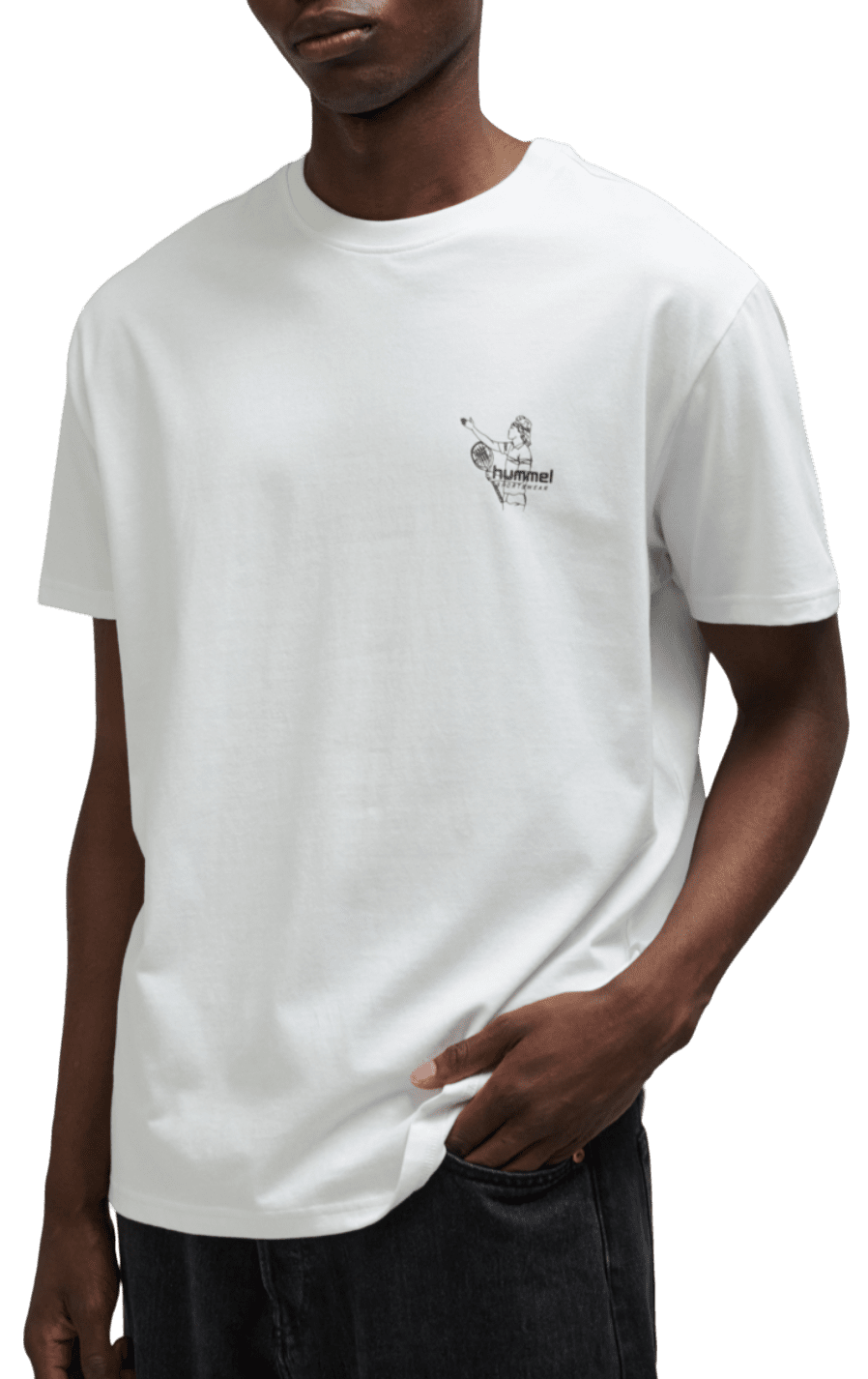 Triko Hummel hmlLOOSE T-SHIRT S/S LESSON