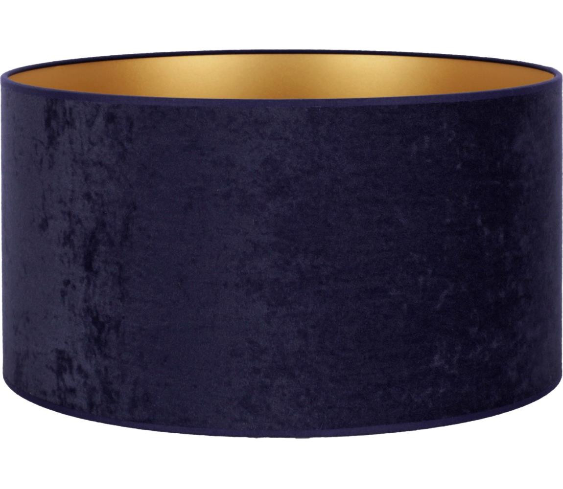 - Stínidlo univerzální VELVET E27 pr. 35 cm modrá/zlatá