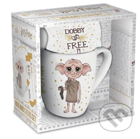 Darčekový set - hrnček s ponožkami Harry Potter: Dobby - Harry Potter