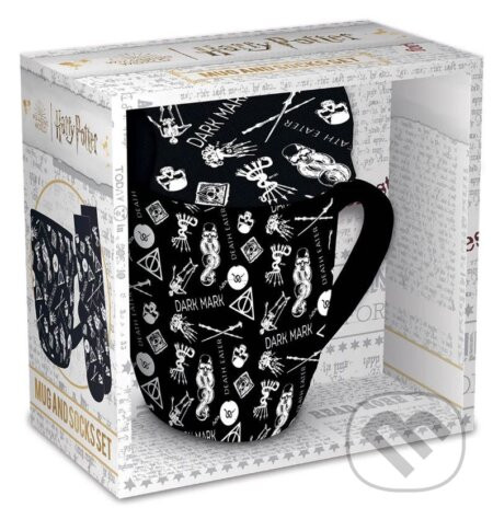 Darčekový set - hrnček s ponožkami Harry Potter: Mozgomor a Temné umenie - Harry Potter