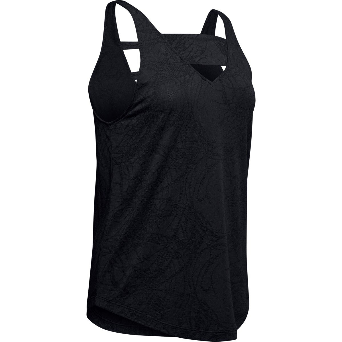 Dámské tílko Under Armour  Perpetual Tank Jacquart-BLK M